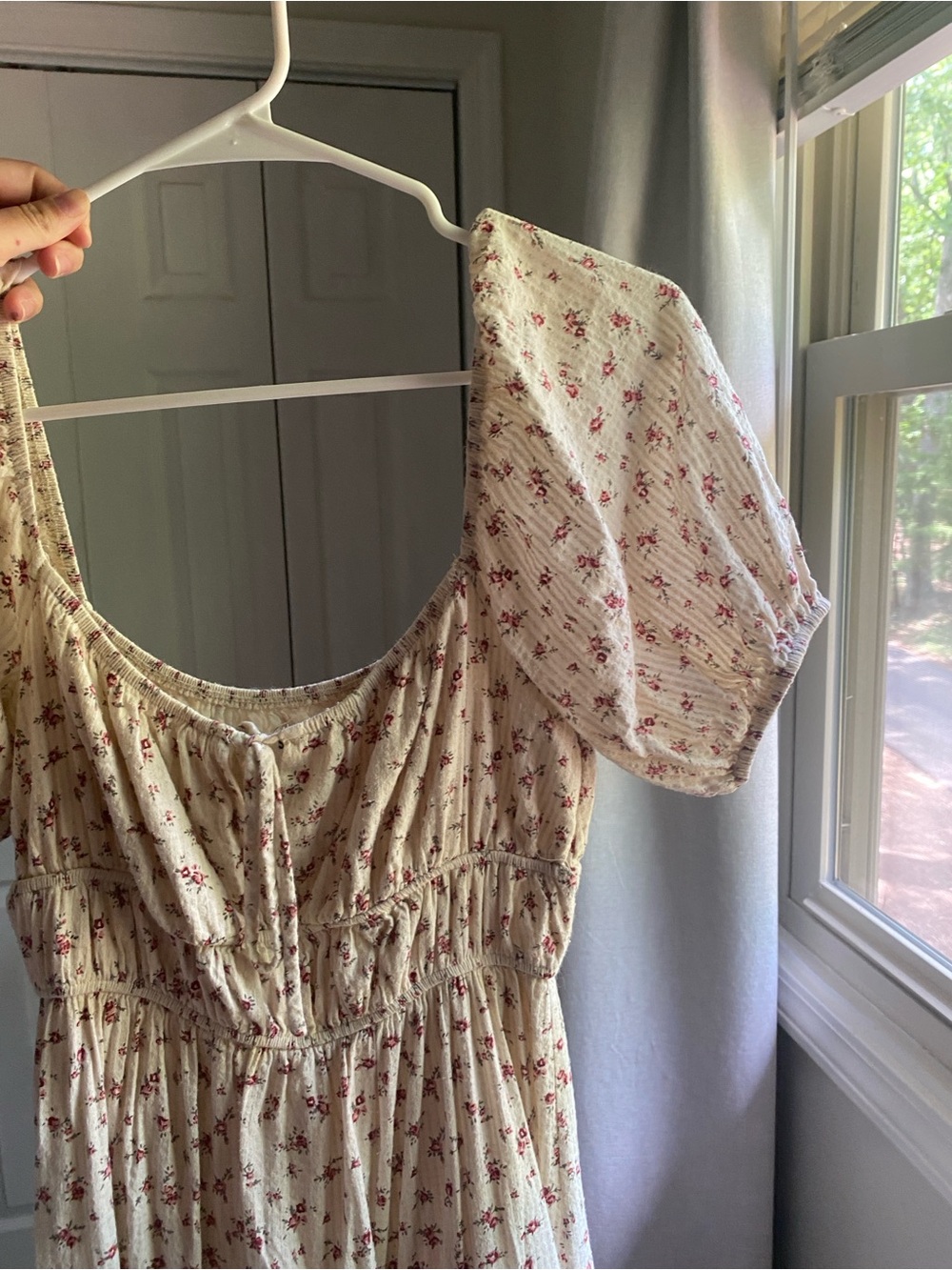 Neuflora Valencia Dress Cream Floral